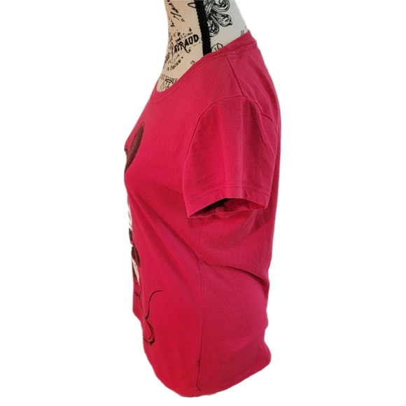 Vintage 90s Disney Mickey Mouse Graphic T-Shirt Size XL 15-17 Red - Picture 3 of 7